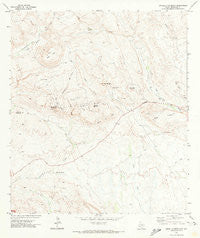 Amarilla Mountain Texas Historical topographic map, 1:24000 scale, 7.5 X 7.5 Minute, Year 1971
