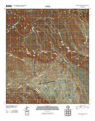 Amarilla Mountain Texas Historical topographic map, 1:24000 scale, 7.5 X 7.5 Minute, Year 2010