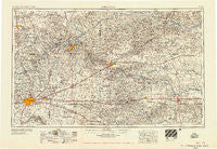 Amarillo Texas Historical topographic map, 1:250000 scale, 1 X 2 Degree, Year 1958