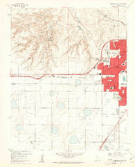 Amarillo West Texas Historical topographic map, 1:24000 scale, 7.5 X 7.5 Minute, Year 1960