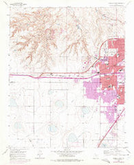 Amarillo West Texas Historical topographic map, 1:24000 scale, 7.5 X 7.5 Minute, Year 1960