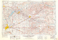 Amarillo Texas Historical topographic map, 1:250000 scale, 1 X 2 Degree, Year 1954
