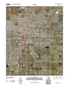Amarillo East Texas Historical topographic map, 1:24000 scale, 7.5 X 7.5 Minute, Year 2010