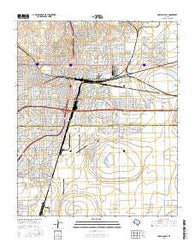Amarillo East Texas Current topographic map, 1:24000 scale, 7.5 X 7.5 Minute, Year 2016