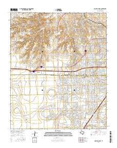 Amarillo West Texas Current topographic map, 1:24000 scale, 7.5 X 7.5 Minute, Year 2016