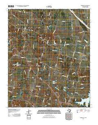 Ambrose Texas Historical topographic map, 1:24000 scale, 7.5 X 7.5 Minute, Year 2010