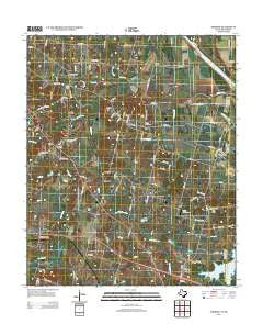 Ambrose Texas Historical topographic map, 1:24000 scale, 7.5 X 7.5 Minute, Year 2013