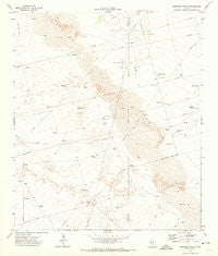 Amburgey Ranch Texas Historical topographic map, 1:24000 scale, 7.5 X 7.5 Minute, Year 1971