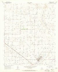 Amherst Texas Historical topographic map, 1:24000 scale, 7.5 X 7.5 Minute, Year 1962