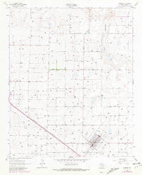 Amherst Texas Historical topographic map, 1:24000 scale, 7.5 X 7.5 Minute, Year 1962