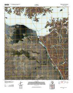 Amistad Dam Texas Historical topographic map, 1:24000 scale, 7.5 X 7.5 Minute, Year 2010