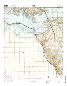 Amistad Dam Texas Current topographic map, 1:24000 scale, 7.5 X 7.5 Minute, Year 2016