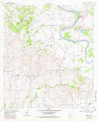 Ammannsville Texas Historical topographic map, 1:24000 scale, 7.5 X 7.5 Minute, Year 1957