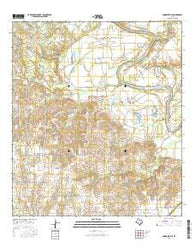 Ammannsville Texas Current topographic map, 1:24000 scale, 7.5 X 7.5 Minute, Year 2016
