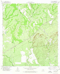 Anacacho Texas Historical topographic map, 1:24000 scale, 7.5 X 7.5 Minute, Year 1974