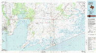 Anahuac Texas Historical topographic map, 1:100000 scale, 30 X 60 Minute, Year 1983