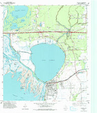 Anahuac Texas Historical topographic map, 1:24000 scale, 7.5 X 7.5 Minute, Year 1993
