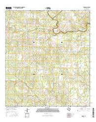 Ander Texas Current topographic map, 1:24000 scale, 7.5 X 7.5 Minute, Year 2016