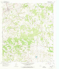 Anderson Texas Historical topographic map, 1:24000 scale, 7.5 X 7.5 Minute, Year 1961