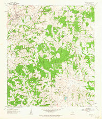 Anderson Texas Historical topographic map, 1:24000 scale, 7.5 X 7.5 Minute, Year 1961