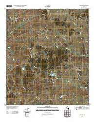 Anderson Texas Historical topographic map, 1:24000 scale, 7.5 X 7.5 Minute, Year 2010