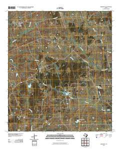 Anderson Texas Historical topographic map, 1:24000 scale, 7.5 X 7.5 Minute, Year 2010