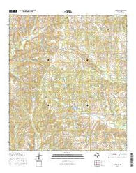 Anderson Texas Current topographic map, 1:24000 scale, 7.5 X 7.5 Minute, Year 2016