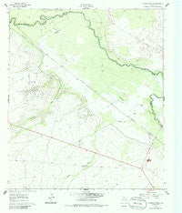 Anderson Ranch Texas Historical topographic map, 1:24000 scale, 7.5 X 7.5 Minute, Year 1961