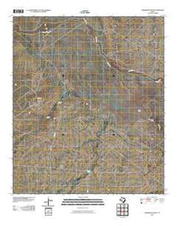 Anderson Ranch Texas Historical topographic map, 1:24000 scale, 7.5 X 7.5 Minute, Year 2010