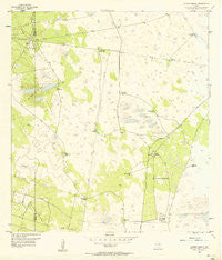 Andrea Ranch Texas Historical topographic map, 1:24000 scale, 7.5 X 7.5 Minute, Year 1956