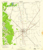 Angleton Texas Historical topographic map, 1:24000 scale, 7.5 X 7.5 Minute, Year 1943