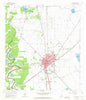 Angleton Texas Historical topographic map, 1:24000 scale, 7.5 X 7.5 Minute, Year 1963