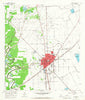 Angleton Texas Historical topographic map, 1:24000 scale, 7.5 X 7.5 Minute, Year 1963