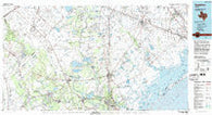 Angleton Texas Historical topographic map, 1:100000 scale, 30 X 60 Minute, Year 1984