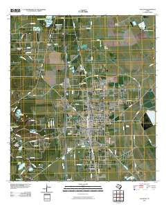 Angleton Texas Historical topographic map, 1:24000 scale, 7.5 X 7.5 Minute, Year 2010