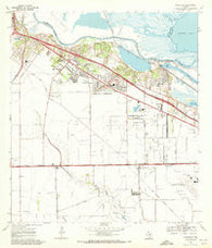 Annaville Texas Historical topographic map, 1:24000 scale, 7.5 X 7.5 Minute, Year 1969