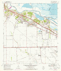 Annaville Texas Historical topographic map, 1:24000 scale, 7.5 X 7.5 Minute, Year 1969