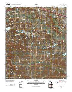Annetta Texas Historical topographic map, 1:24000 scale, 7.5 X 7.5 Minute, Year 2010