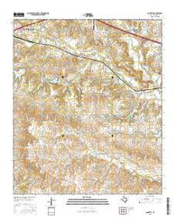 Annetta Texas Current topographic map, 1:24000 scale, 7.5 X 7.5 Minute, Year 2016