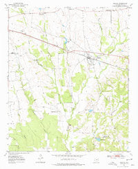 Annona Texas Historical topographic map, 1:24000 scale, 7.5 X 7.5 Minute, Year 1950