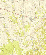 Annona Texas Historical topographic map, 1:24000 scale, 7.5 X 7.5 Minute, Year 1951