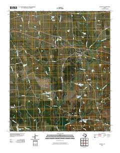 Annona Texas Historical topographic map, 1:24000 scale, 7.5 X 7.5 Minute, Year 2010