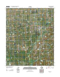 Annona Texas Historical topographic map, 1:24000 scale, 7.5 X 7.5 Minute, Year 2012