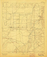 Anson Texas Historical topographic map, 1:125000 scale, 30 X 30 Minute, Year 1893