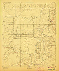 Anson Texas Historical topographic map, 1:125000 scale, 30 X 30 Minute, Year 1893