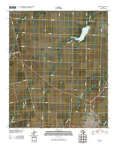 Anson Texas Historical topographic map, 1:24000 scale, 7.5 X 7.5 Minute, Year 2010