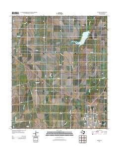 Anson Texas Historical topographic map, 1:24000 scale, 7.5 X 7.5 Minute, Year 2012