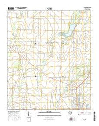 Anson Texas Current topographic map, 1:24000 scale, 7.5 X 7.5 Minute, Year 2016