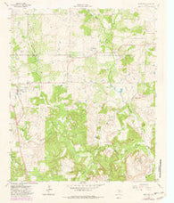 Antelope Texas Historical topographic map, 1:24000 scale, 7.5 X 7.5 Minute, Year 1964