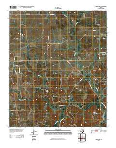 Antelope Texas Historical topographic map, 1:24000 scale, 7.5 X 7.5 Minute, Year 2010